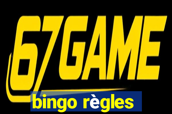 bingo règles