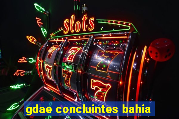 gdae concluintes bahia