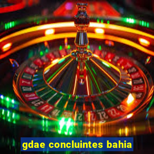 gdae concluintes bahia