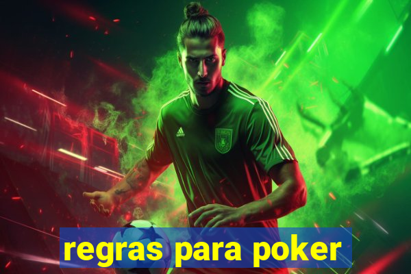 regras para poker