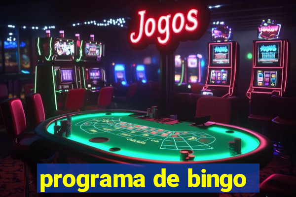 programa de bingo