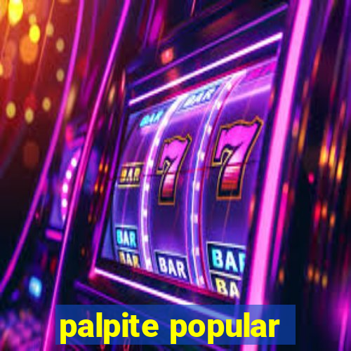 palpite popular