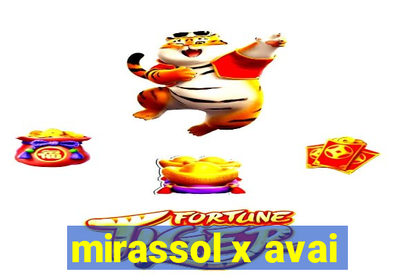 mirassol x avai