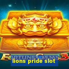 lions pride slot