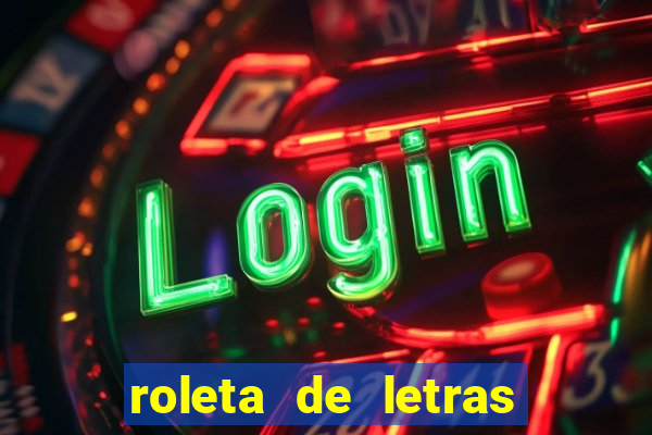 roleta de letras stop online