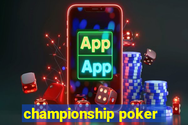 championship poker