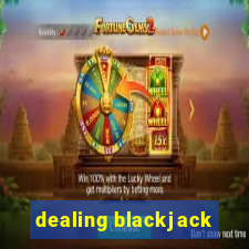 dealing blackjack