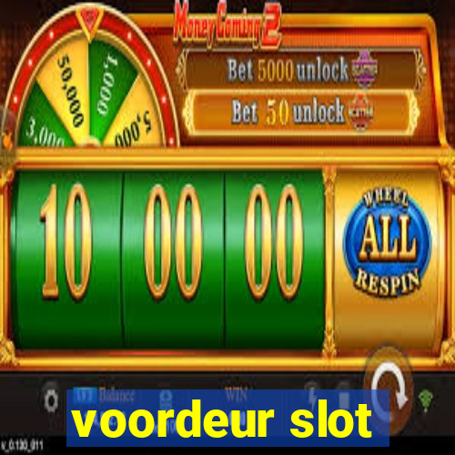 voordeur slot