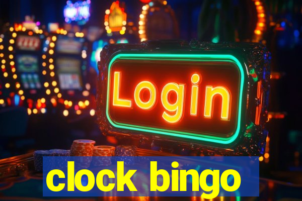 clock bingo