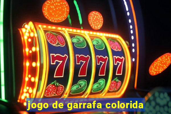 jogo de garrafa colorida