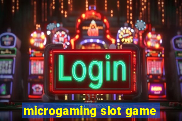 microgaming slot game