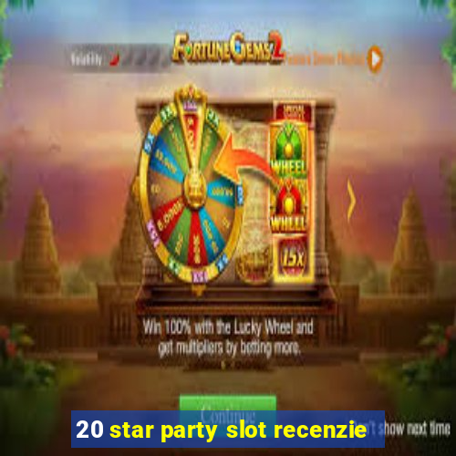 20 star party slot recenzie