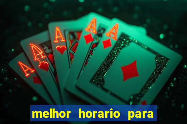 melhor horario para jogar o fortune rabbit