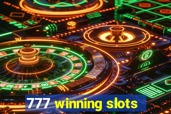 777 winning slots