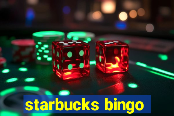 starbucks bingo