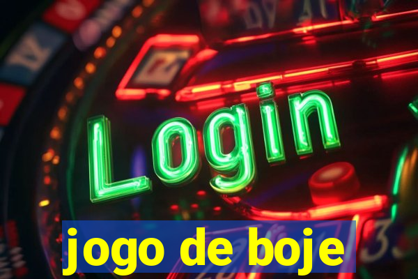 jogo de boje