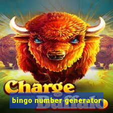 bingo number generator