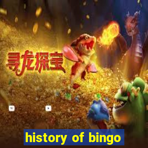 history of bingo