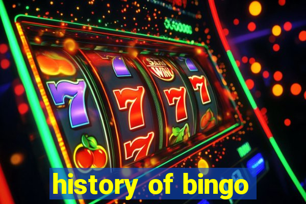 history of bingo