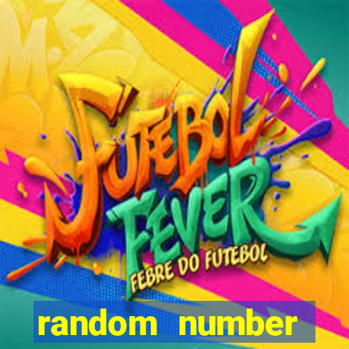 random number generator slot machine