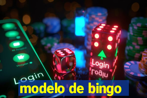 modelo de bingo