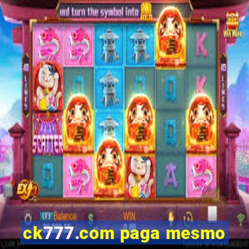 ck777.com paga mesmo