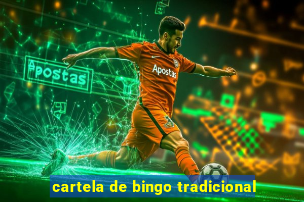 cartela de bingo tradicional