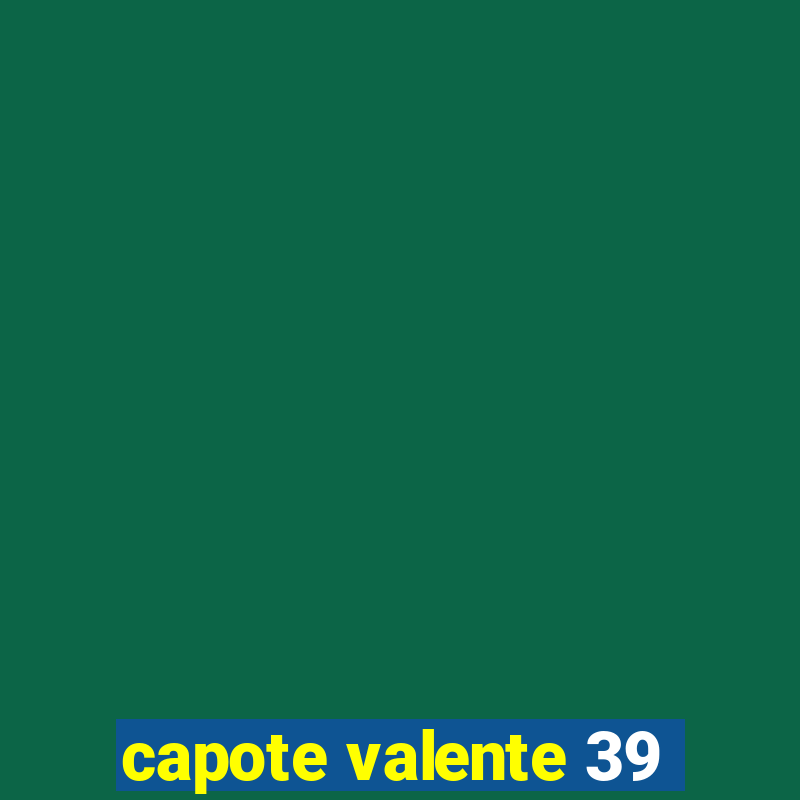 capote valente 39