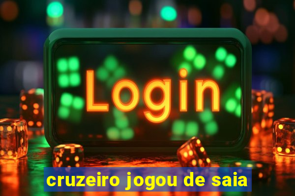 cruzeiro jogou de saia