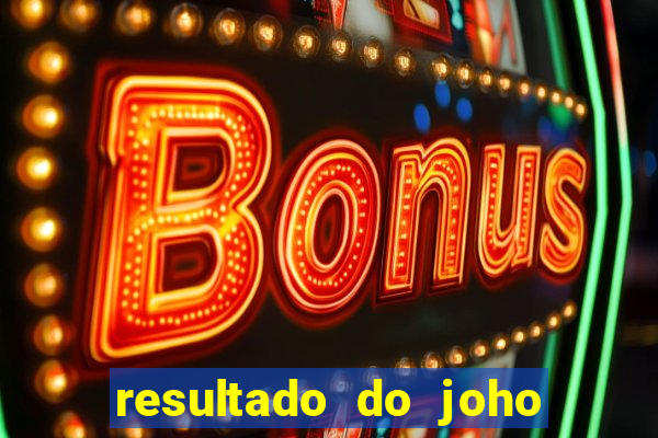 resultado do joho do bicho