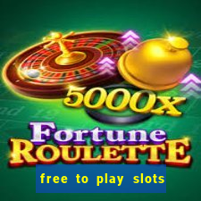 free to play slots no download