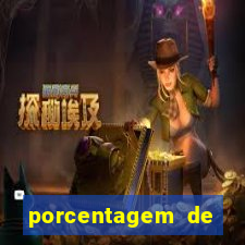 porcentagem de pagamento dos slots