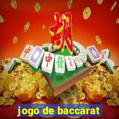 jogo de baccarat