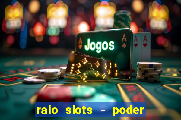 raio slots - poder de zéus