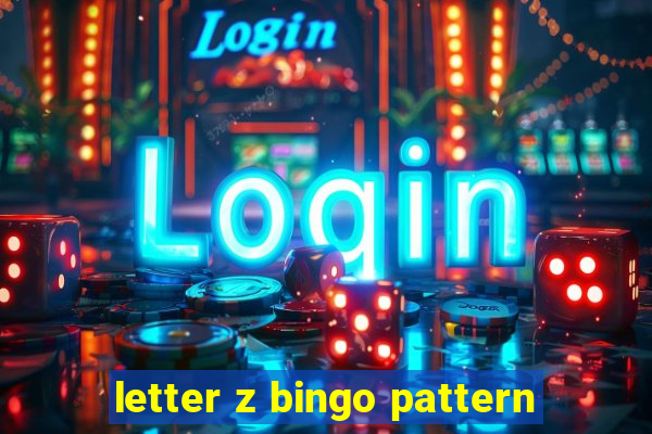 letter z bingo pattern