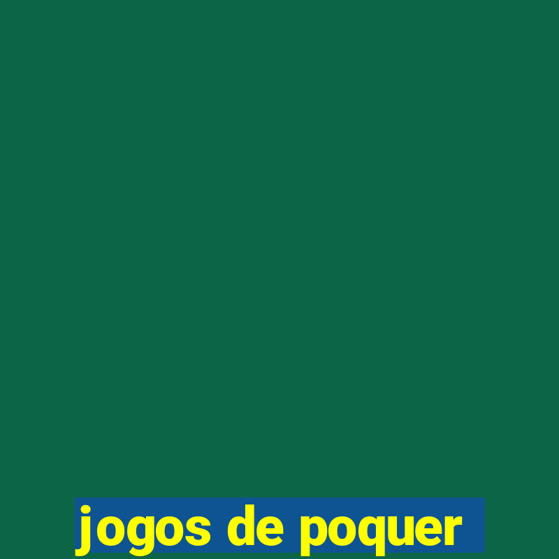 jogos de poquer