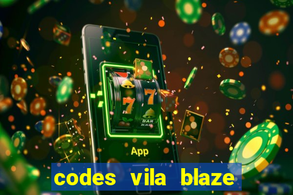 codes vila blaze shindo life