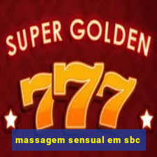 massagem sensual em sbc