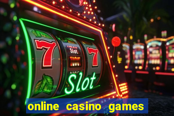 online casino games for real cash