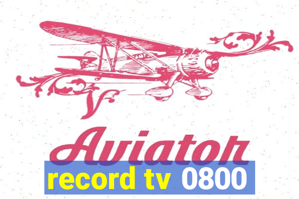 record tv 0800