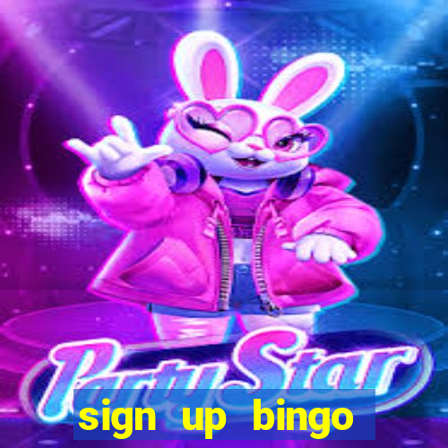 sign up bingo bonus no deposit