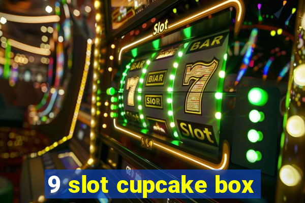 9 slot cupcake box