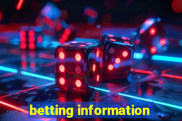 betting information