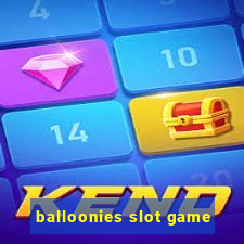 balloonies slot game