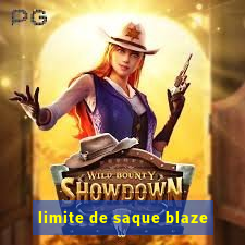 limite de saque blaze