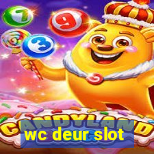 wc deur slot