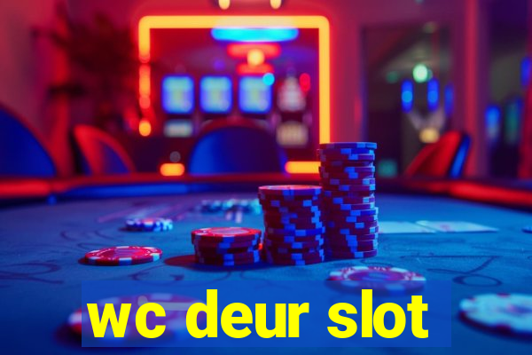 wc deur slot