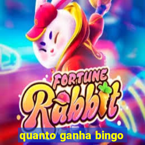 quanto ganha bingo