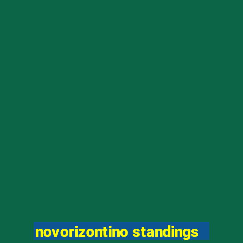 novorizontino standings