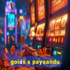 goiás x paysandu